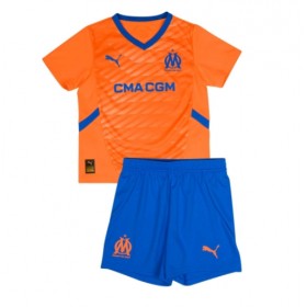 Baby Fußballbekleidung Olympique de Marseille 3rd Trikot 2024-25 Kurzarm (+ kurze hosen)
